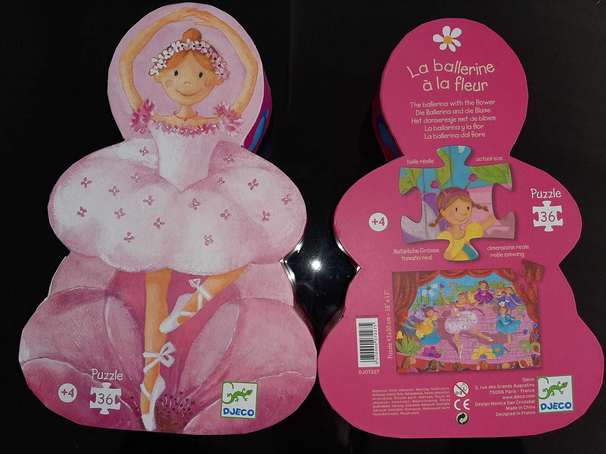 Puzzle "La ballerine à la fleur" 36 peças