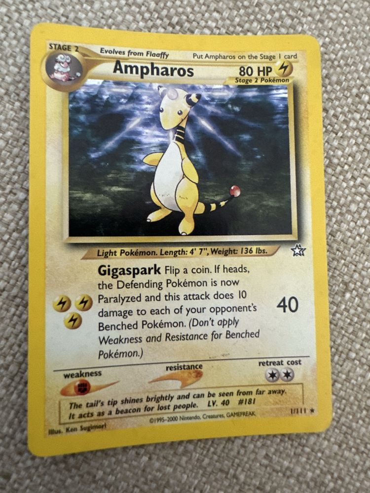 Carta Pokemon - Ampharos [Reverse holo] #1