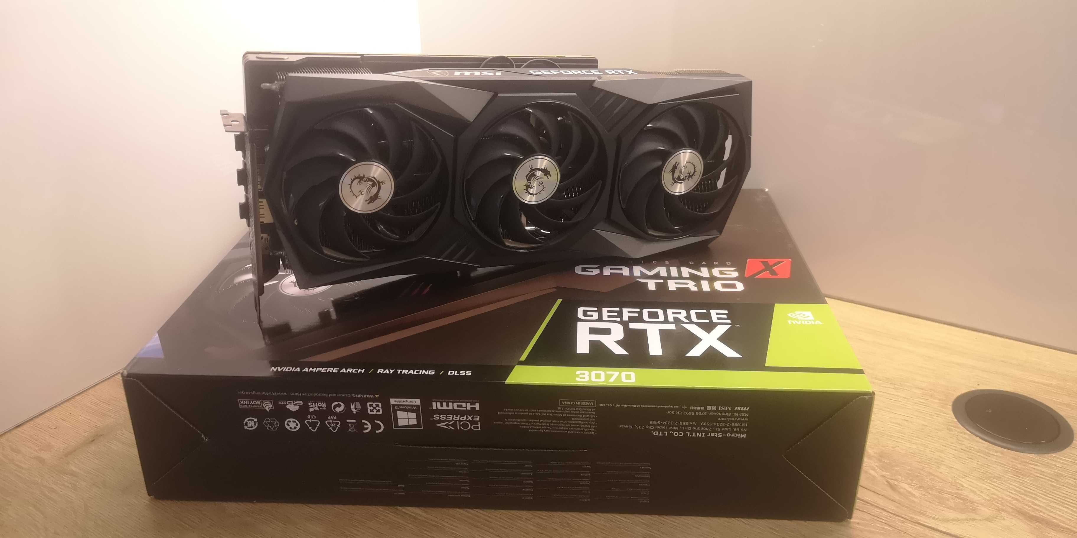 Nvidia RTX 3070 MSI Gaming X Trio 8GB Karta graficzna