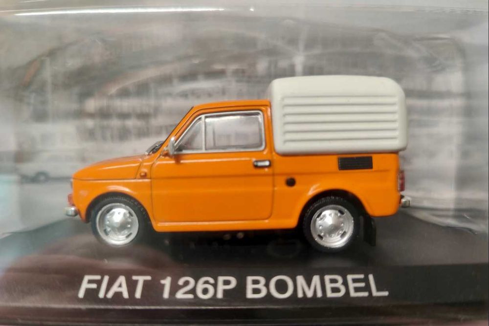 Polski Fiat 126p "BOMBEL" Kultowe Maluchy 1:43