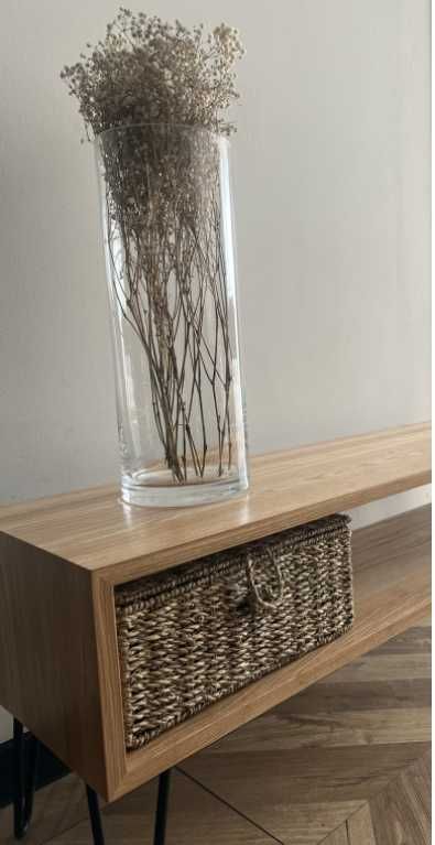 Konsola drewniana niska Celebes 80cmx 30cm x 40cm LITE DREWNO
