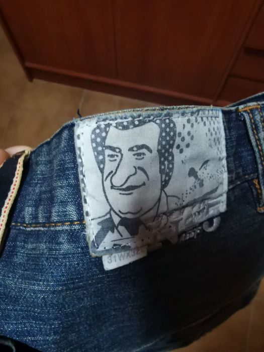 Calças ganga azuis escuras Reef