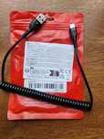 Витой пружинный кабель usb type-c 1.5м