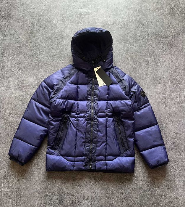 Пуховик CP Company DD Shell Puffer Grey Blue