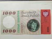 Banknot 1000 złotych 1965  seria L super stan