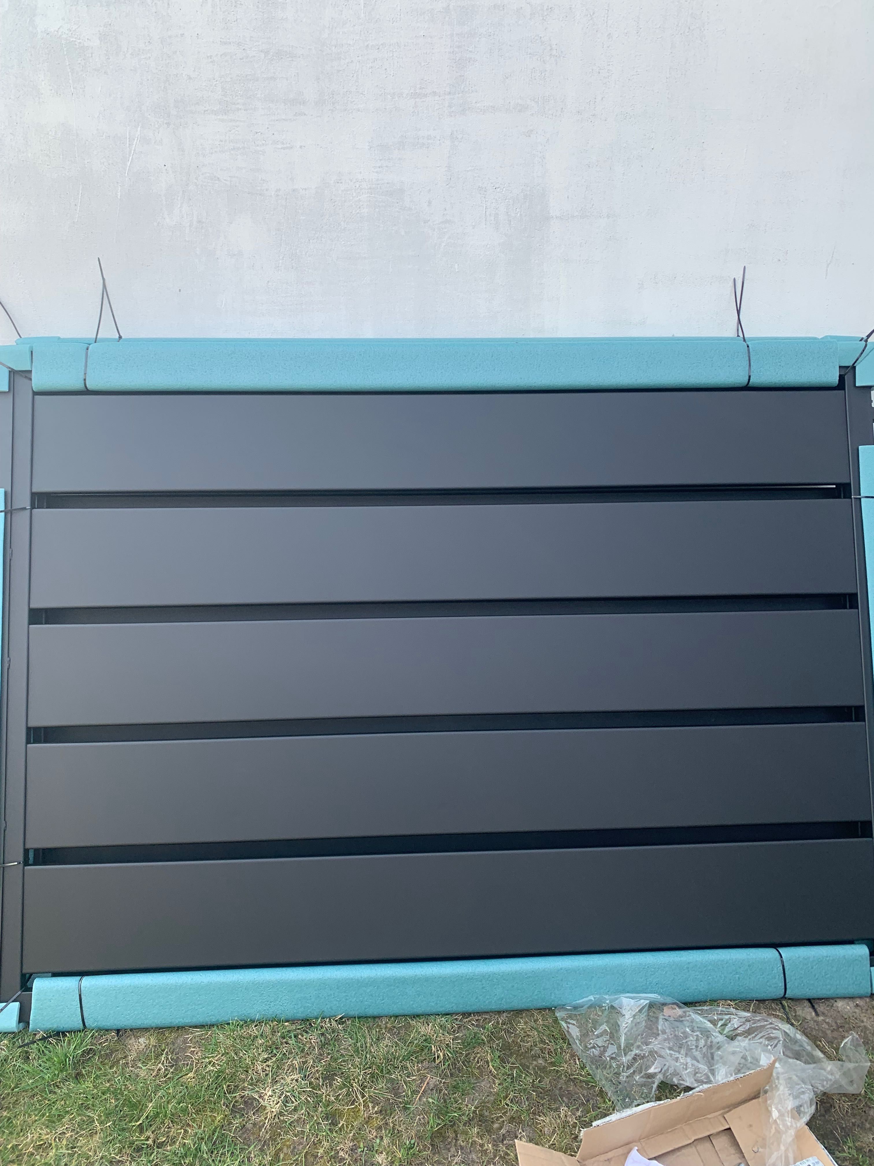 Brama wjazdowa+furtka z profila100x20 wym.4mx150.