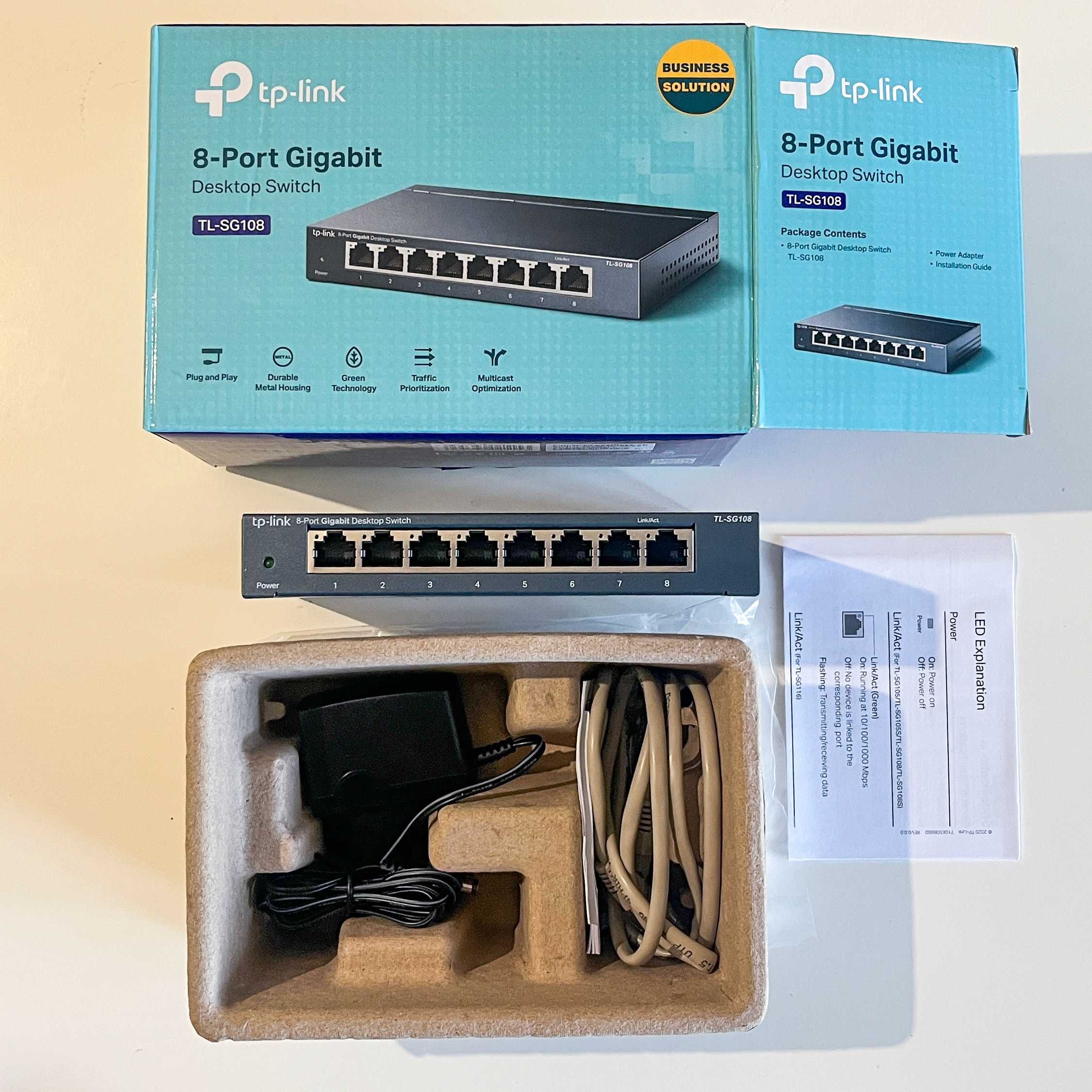 Switch Tp-Link TL-SG108 (1 Гб/с)
