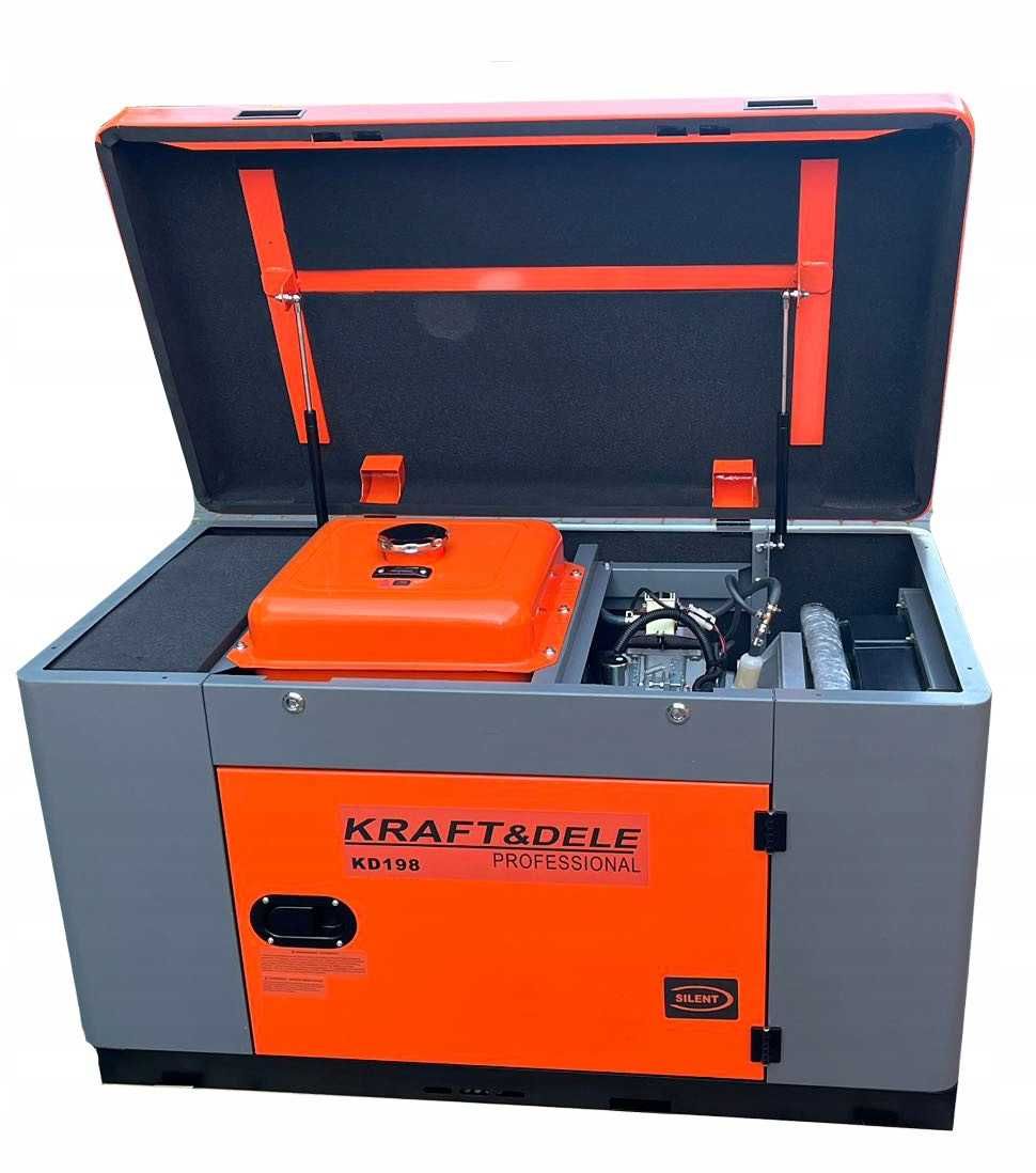 KRAFT&DELE Agregat Prądotwórczy Diesel Jednofazowy 15500w