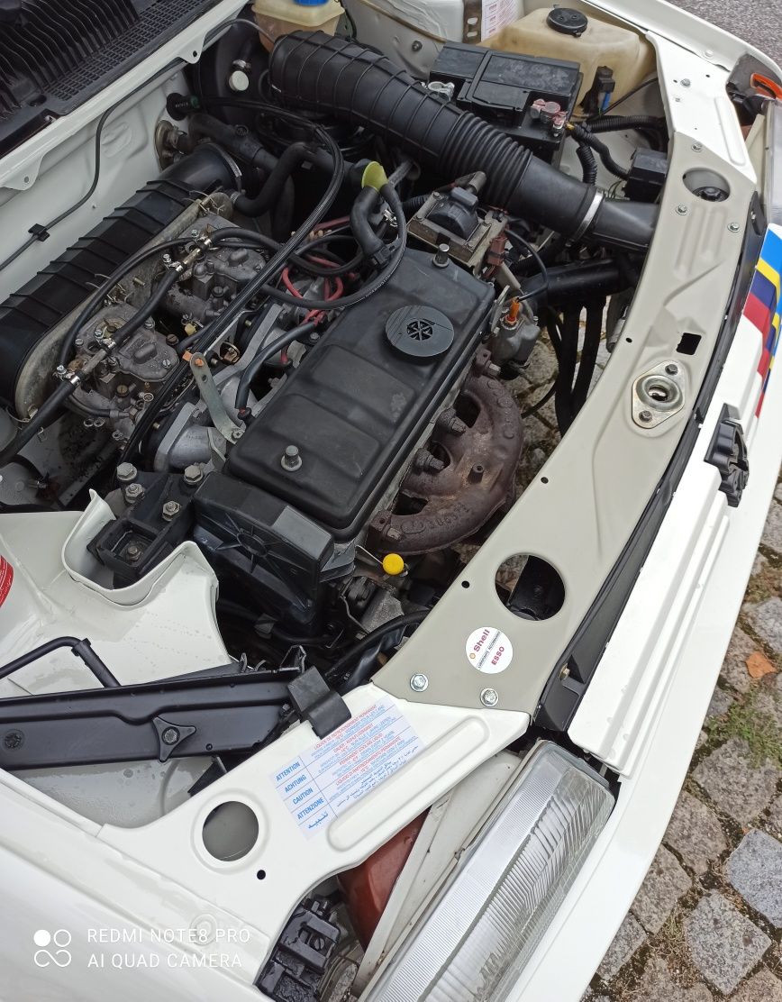 Autocolantes do compartimento do motor Peugeot 106 / 205 (Rallye, GTI)