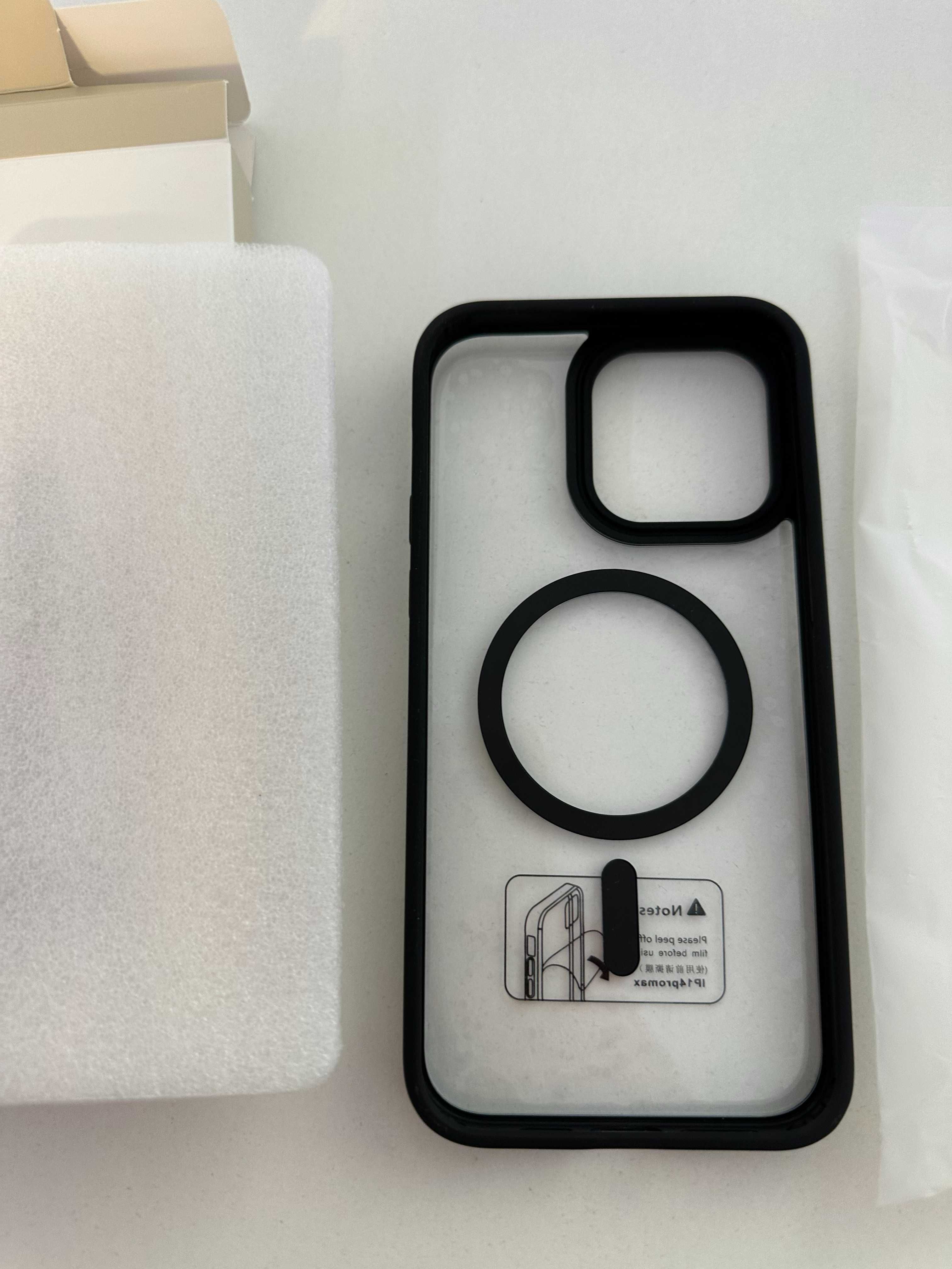 Etui TECH-PROTECT MagSafe Apple iPhone 14 Pro Max Czarno-Przezroczysty