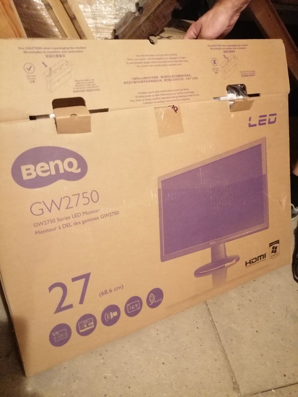 Monitor komputerowy Benq Gw2750 27"