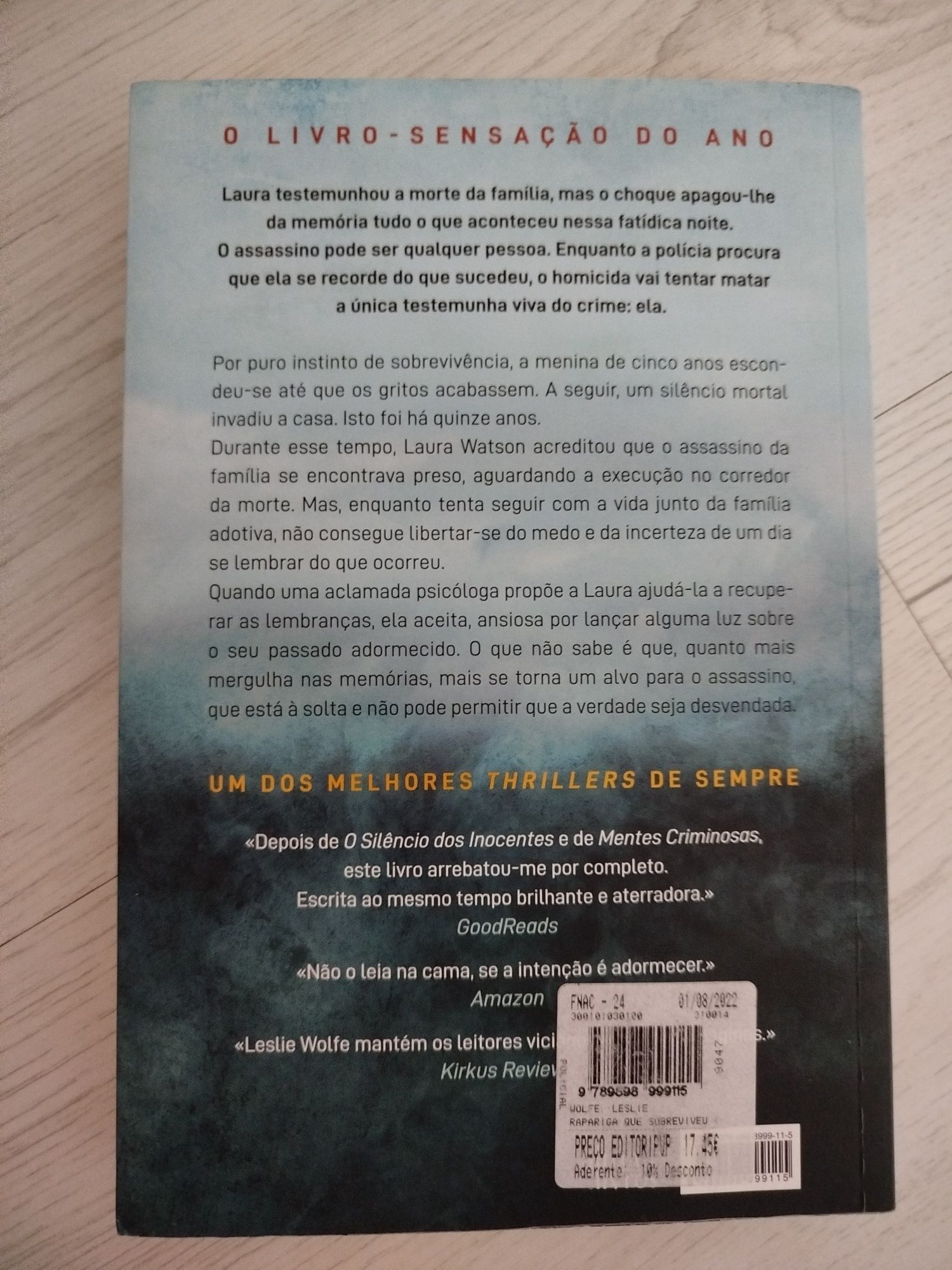 A rapariga que sobreviveu - Leslie Wolfe