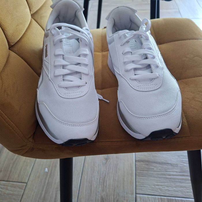 PUMA Cruise Rider r 41 Metaliczno-białe Buty sportowe damskie Jak nowe