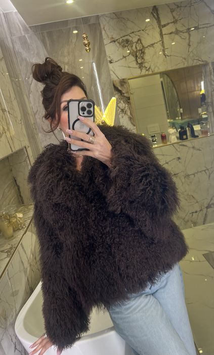 Nowe futerko z lamy Lama 36/38 naturalna