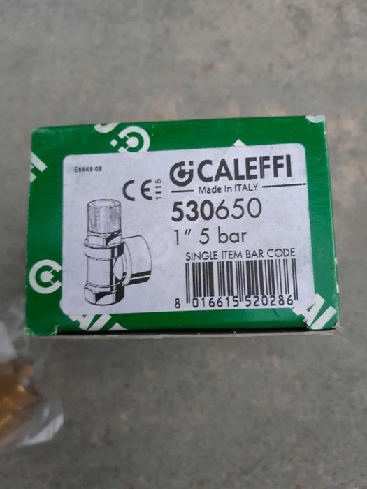 Sprzedam zawory hydrauliczne ciśnieniowe 5bar nowe