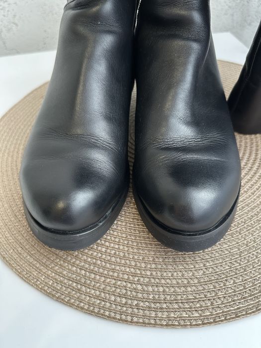 Шкіряні чоботи, сапожки, борфорти 37