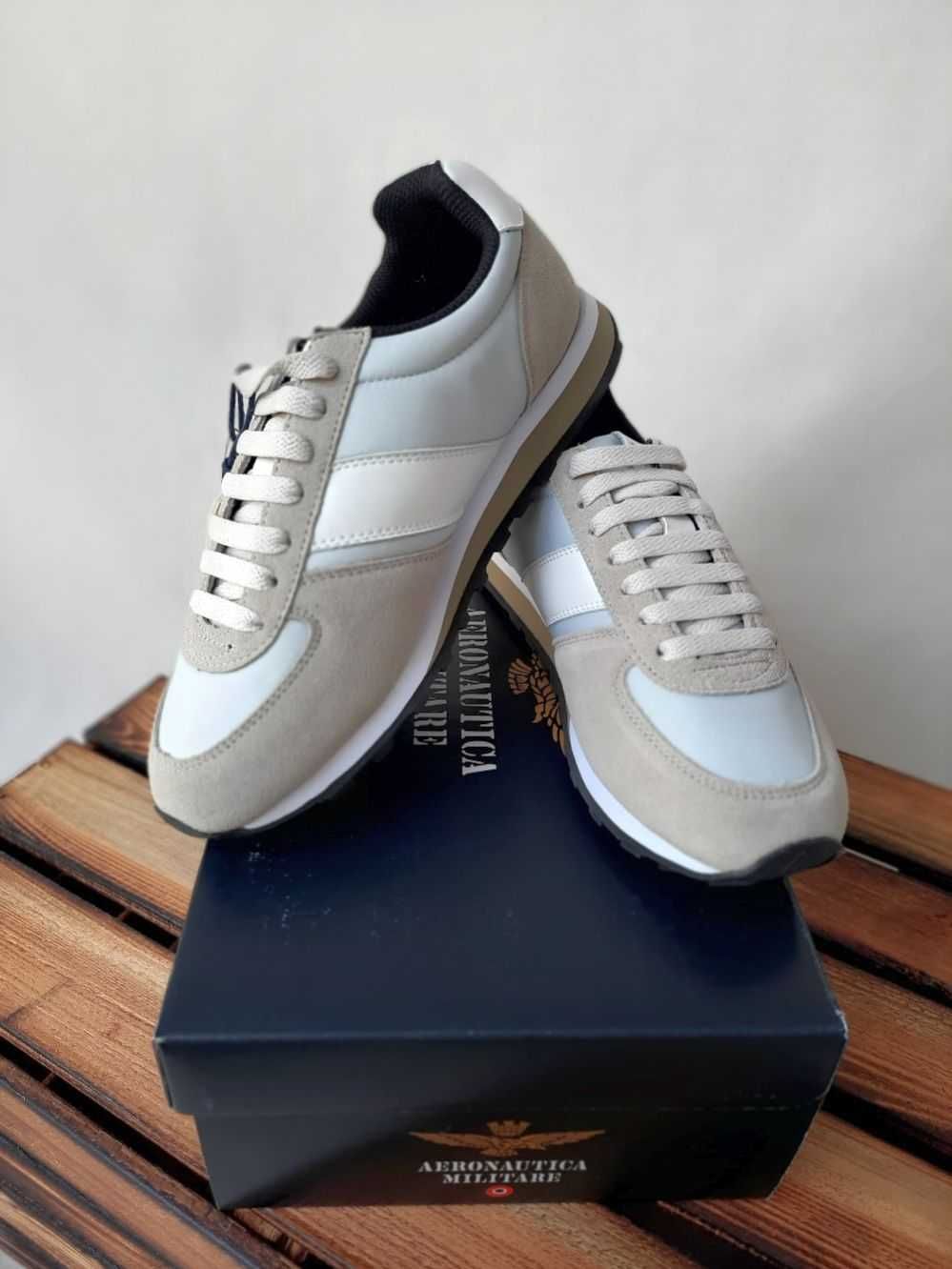 AERONAUTICA MILITARE buty sneakersy białe za 389 zamiast 549 zł