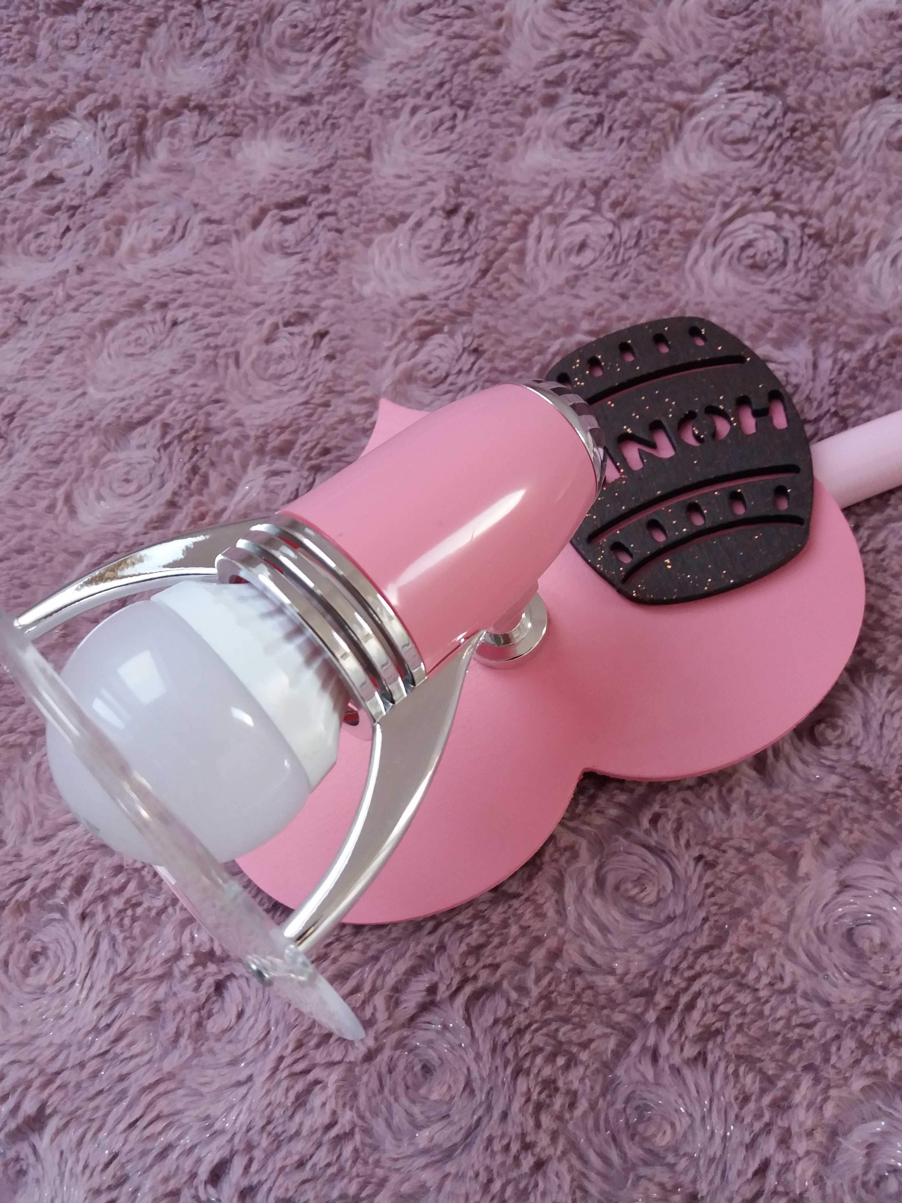 śliczna lampa do pokoju dziewczynki jak nowa