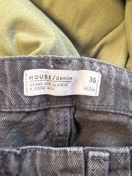 Czarne jeansy HOUSE Mom Jeans rozm. 36