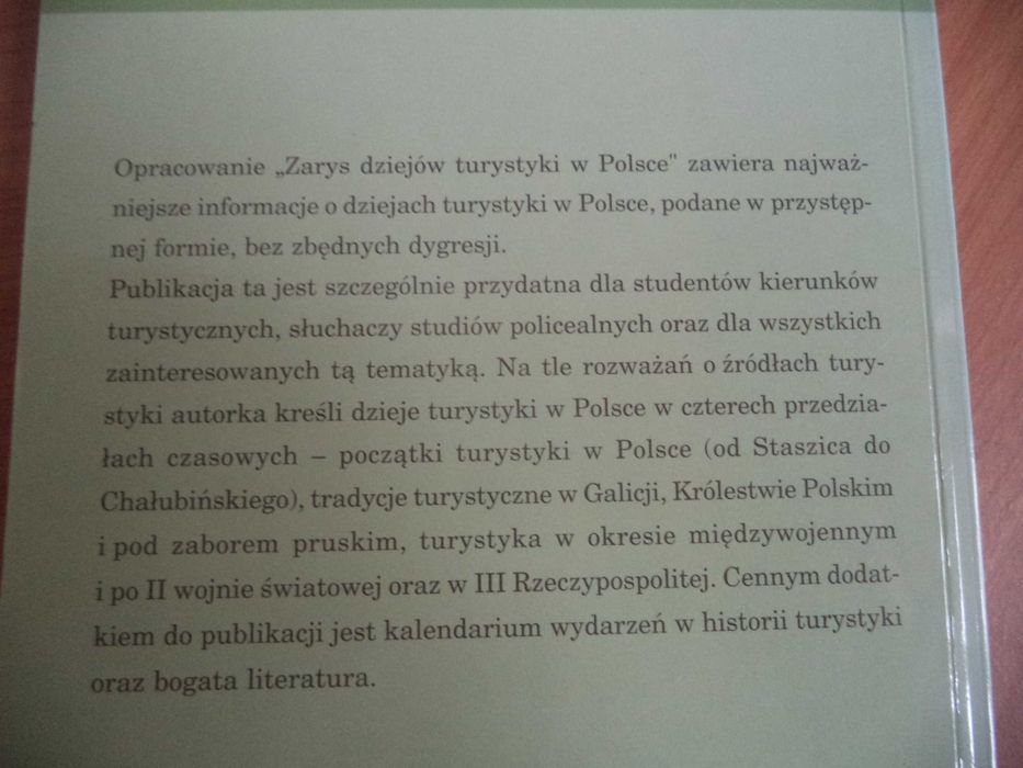 Zarys dziejów turystyki w Polsce - Małgorzata Lewan