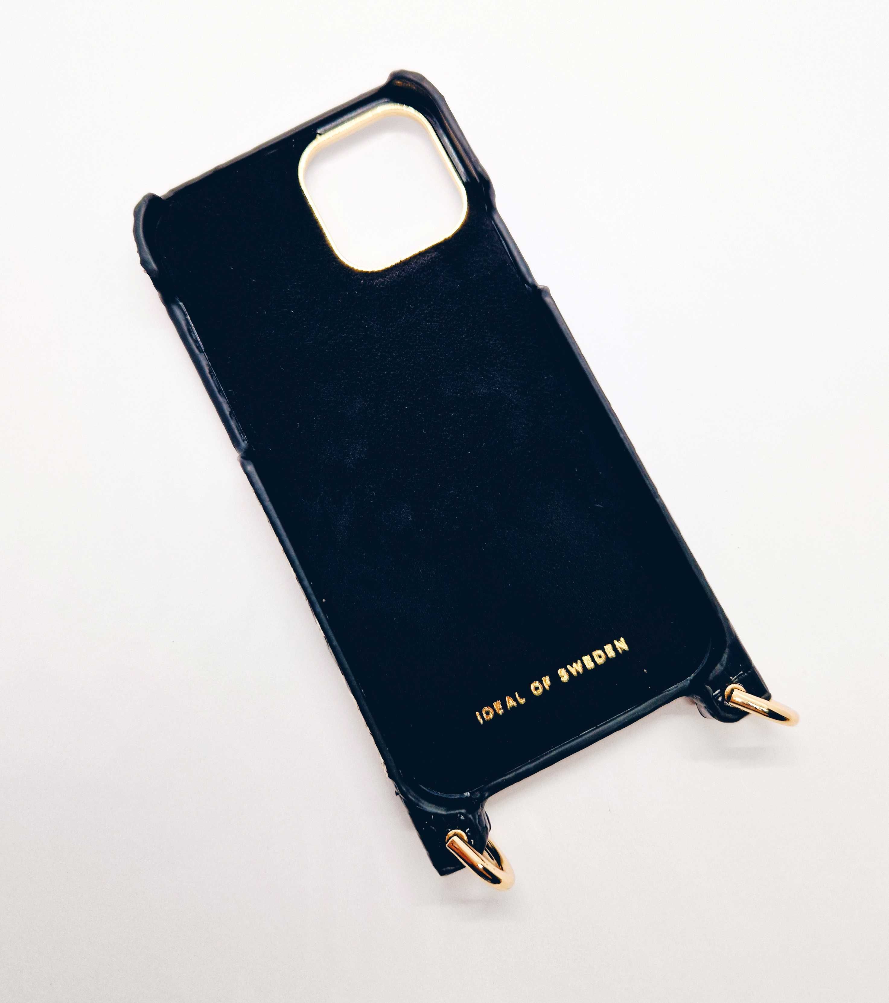 Etui/Plecki iDeal of Sweden z paskiem do iPhone 12 skóra eco