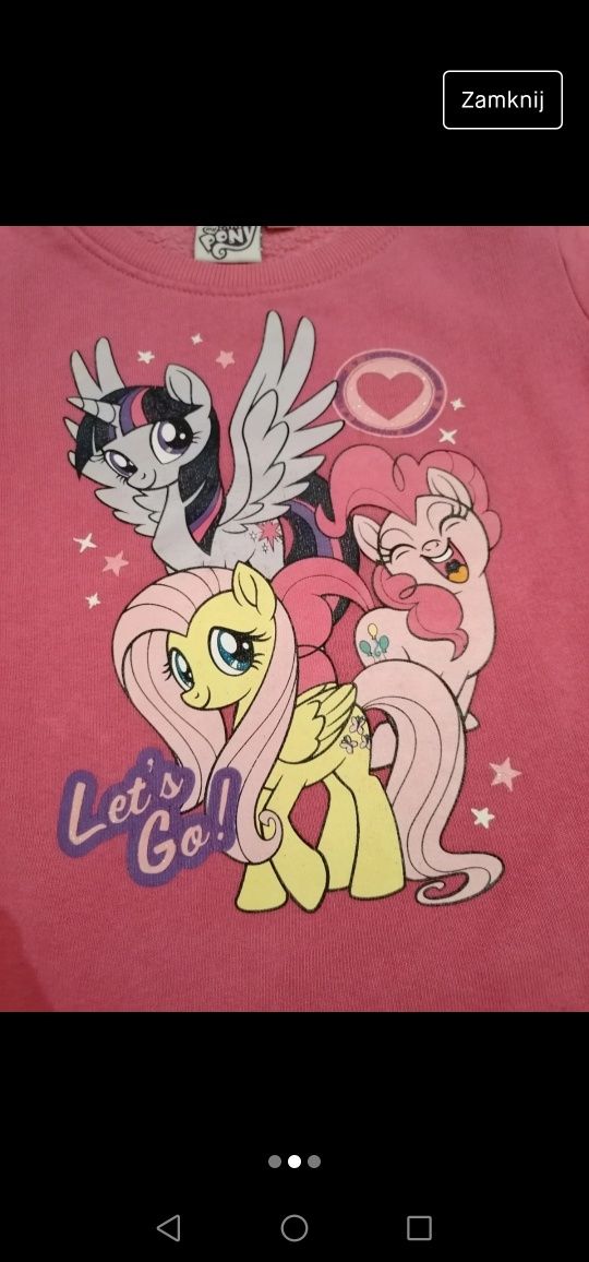 Bluza rozmiar 104 My Little Pony