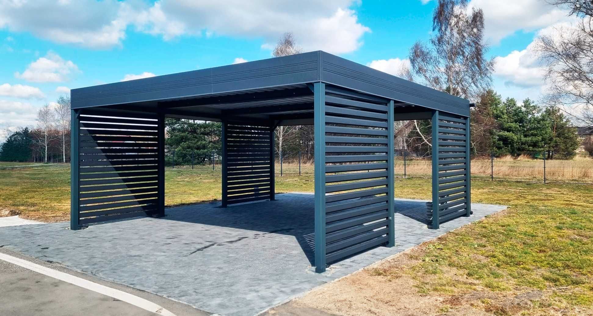 Wiata dwustanowiskowa 6m x 6m CARPORT