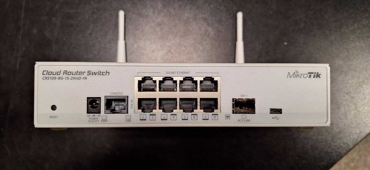 Mikrotik CRS109-8G-1S-2HnD-IN