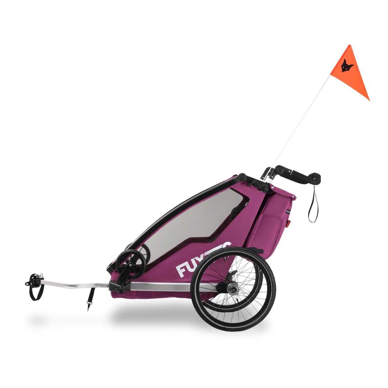 Przyczepka rowerowa FUXTEC FX-FA1-SET z kółkiem jogger