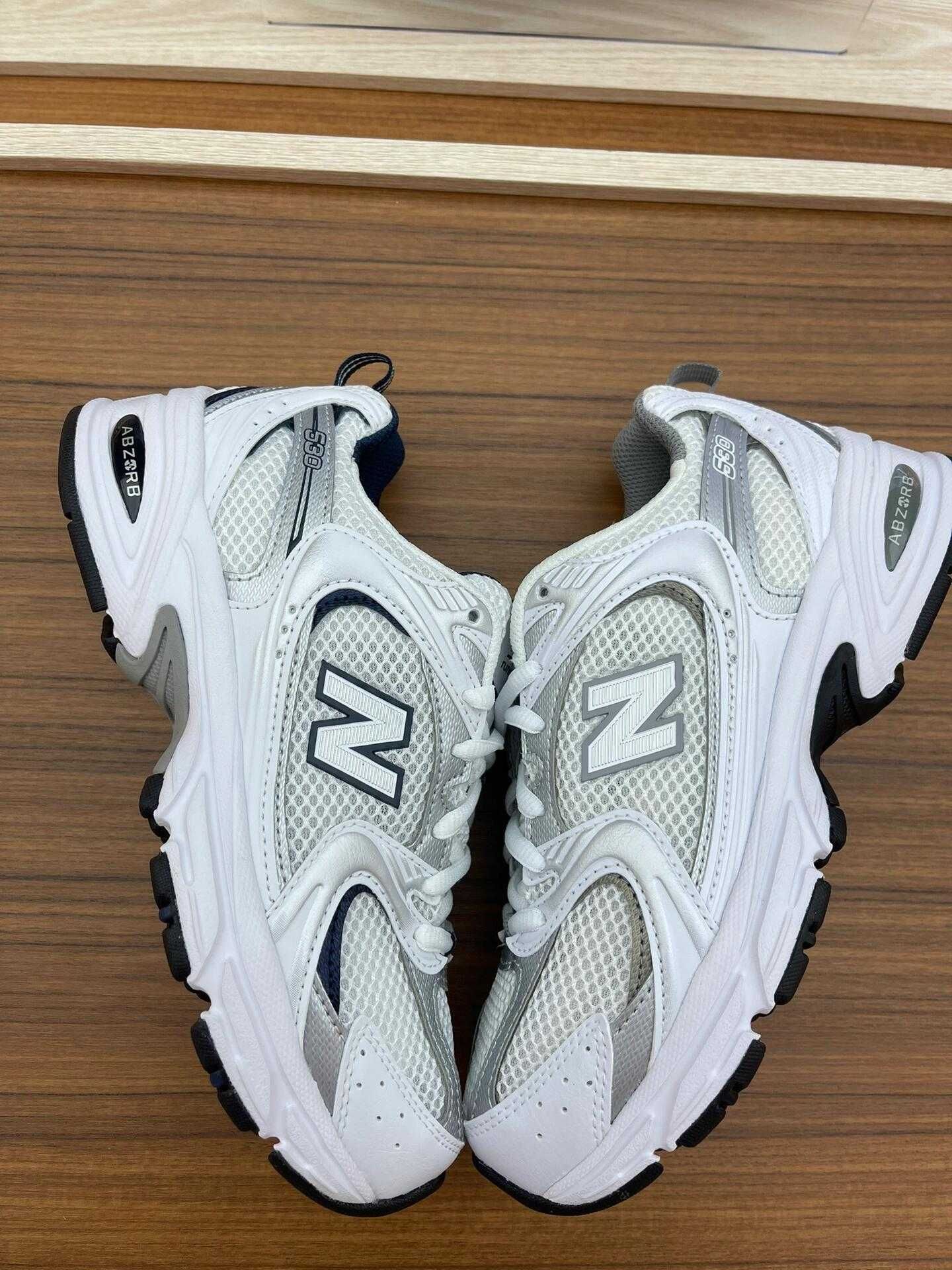 New Balance 530 White Silver Navy 40