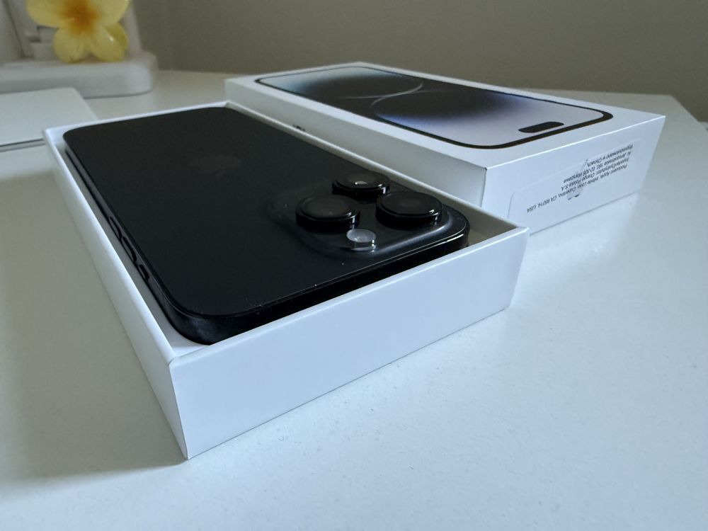 iPhone 14 Pro Max 256gb Black Idealny Bateria 100%