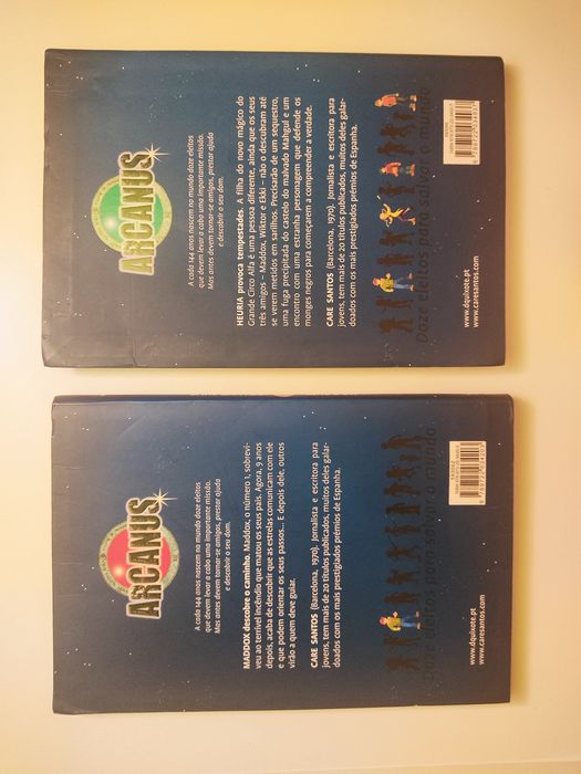 Livros da coleção "Arcanus" 4€ unidade (conjunto: 6)