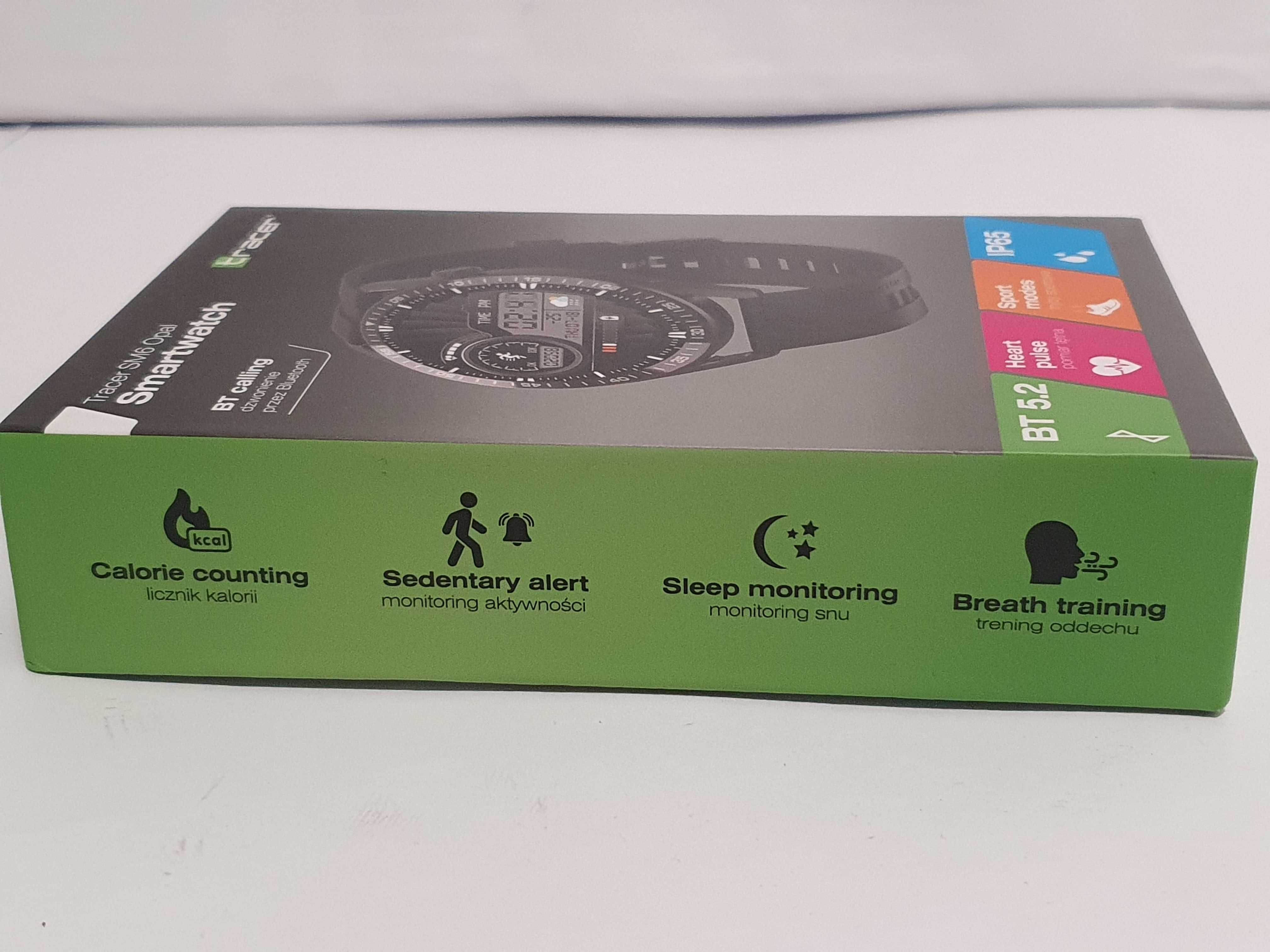 TRACER SM6 OPAL zegarek smartwatch BT 5,2 calling Najnowszy Model