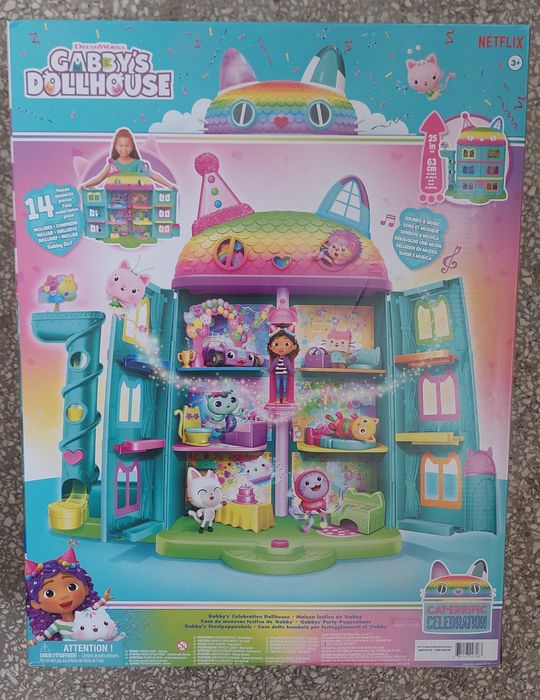 Tęczowy Koci Domek Gabi, NOWY