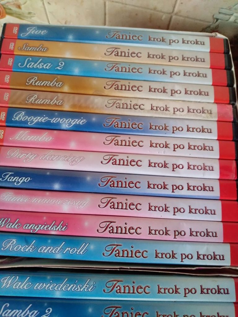 Płyty DVD z kursem tańca