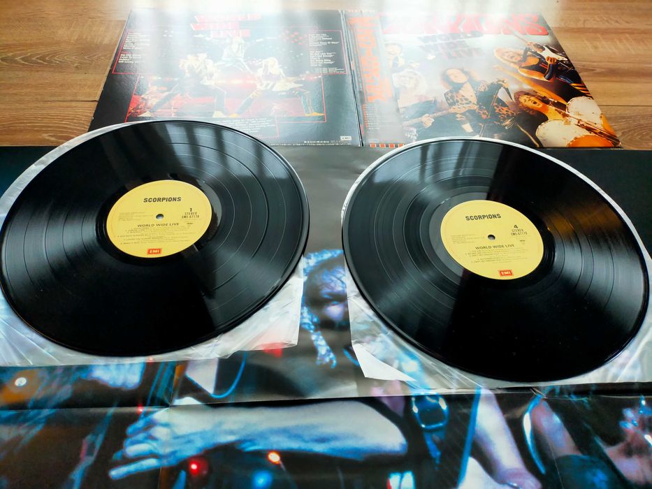 Scorpions World Wide Live Japan OBI 2xLP