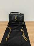 Torebka Saint Laurent Sunset Crossbody w kolorze czarnym