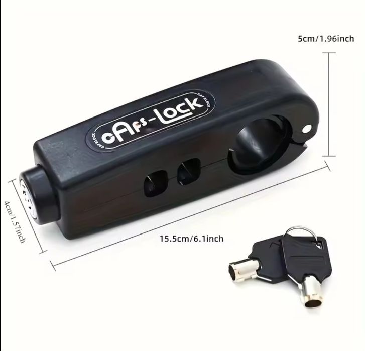 Trava de bloqueio de alavanca de freio anti-roubo.