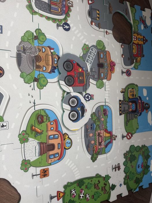 Mata puzzle piankowe miasto - chicco,