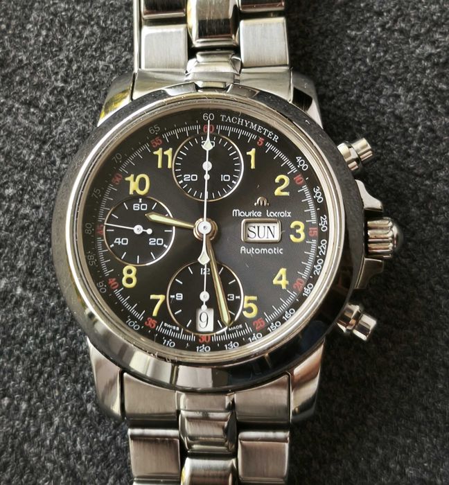 Maurice Lacroix Croneo Chronograf Day Date, pełny zestaw