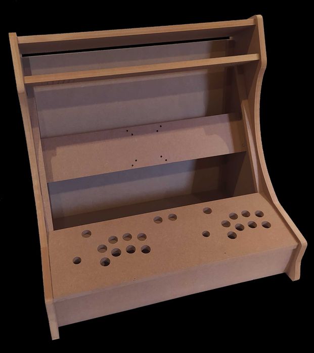 Bartop Arcade do złożenia 24" MDF 16mm automat retro MAME diy obudowa