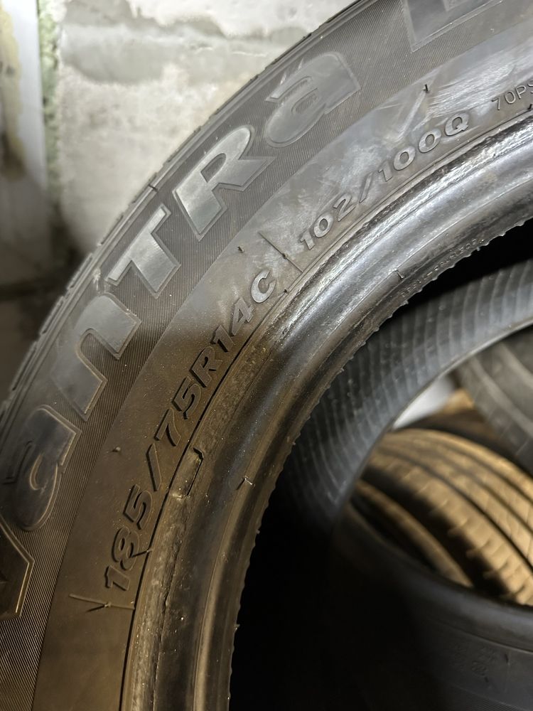 Резина 185/75/14C Hankook R14c пара бус літо 99%