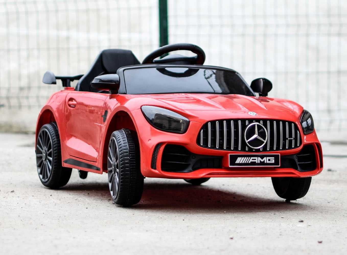 HIT! Autko dla dzieci MERCEDES GT-R + PILOT Mp3 światła SKÓRA