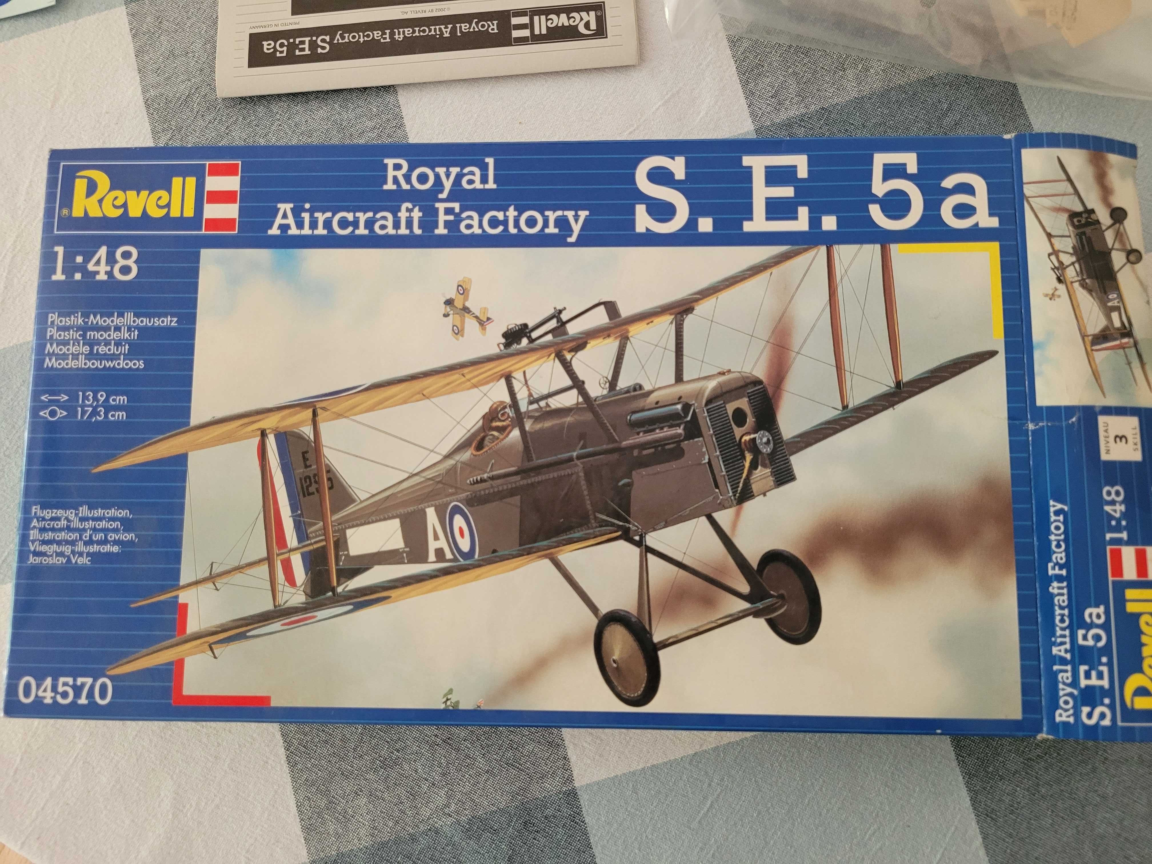 Model do sklejania Revell Royal Aircraft Factory RAF S.E. 5a 1:48