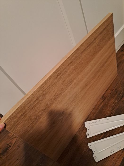Półka systemu Boaxel IKEA ze wspornikami imitacja dębu