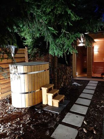 Balia beczka ogrodowa do sauny, ruska bania