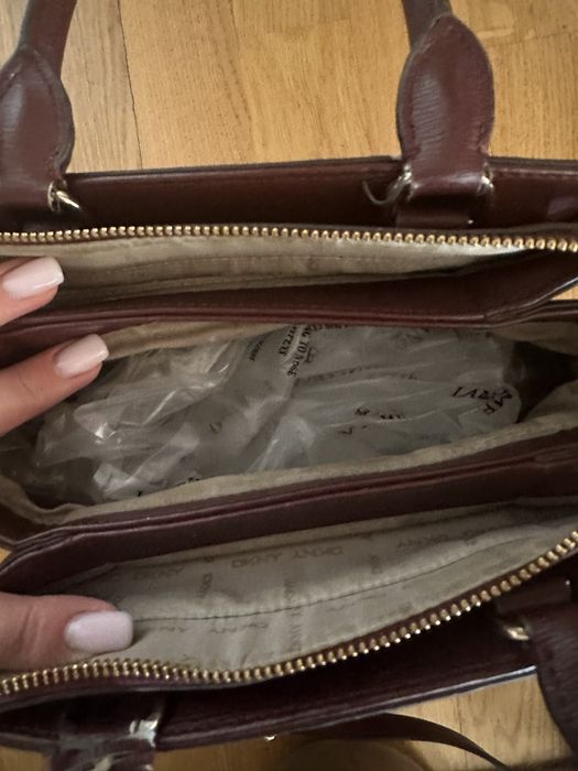 Сумка екошкіра  бордо  фірмова DNKR