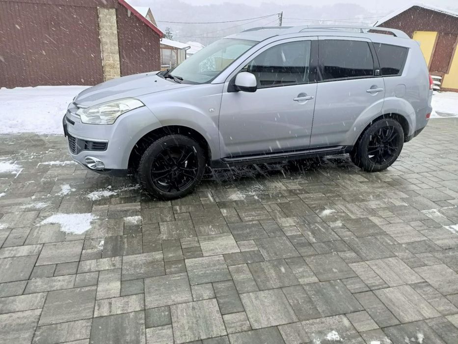 Citroen C-Crosser 2008 rok Diesel 2,2  srebrny metalik napęd na 4