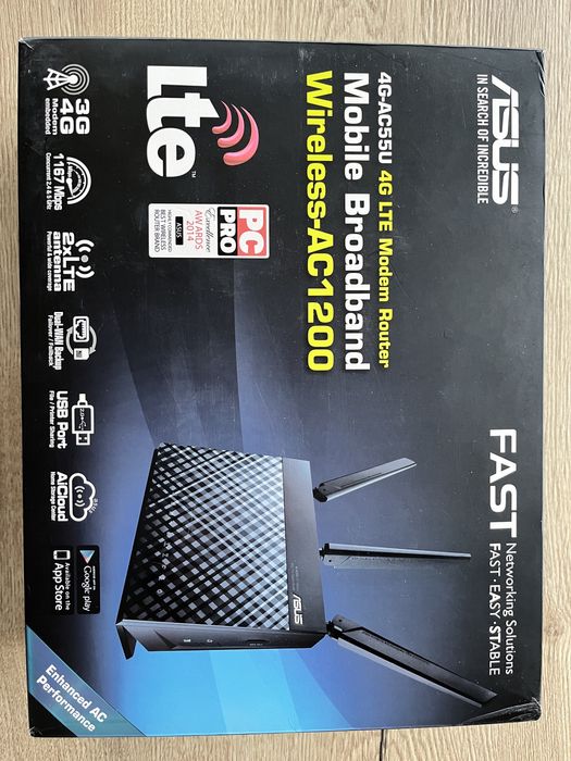 Profesjonalny Router Asus 4G-AC55U LTE 1200Mbps 4xLan