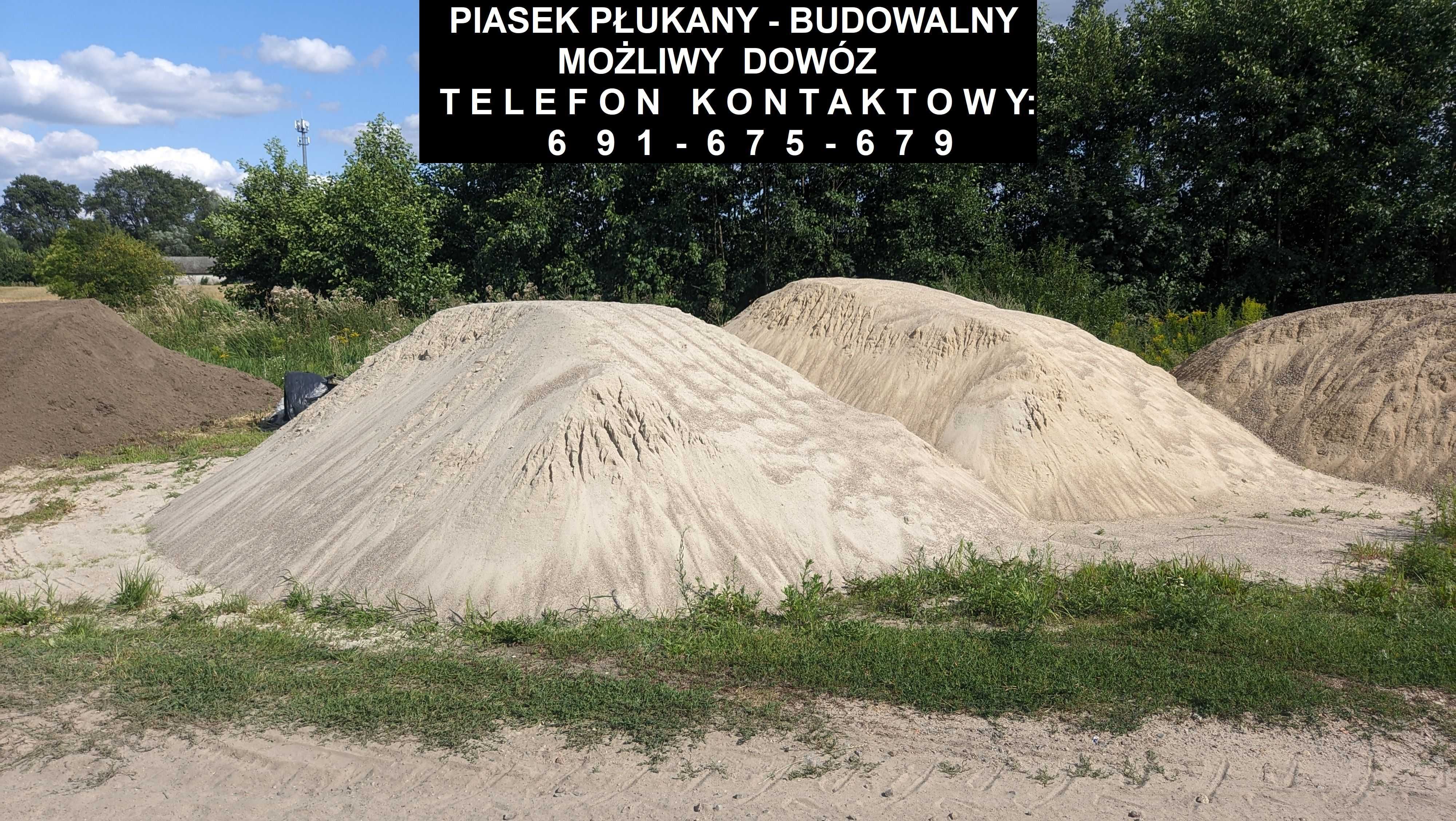 Płukany piasek budowlany/ zagęszczanie/ pod kostkę - 0,1 - TRANSPORT